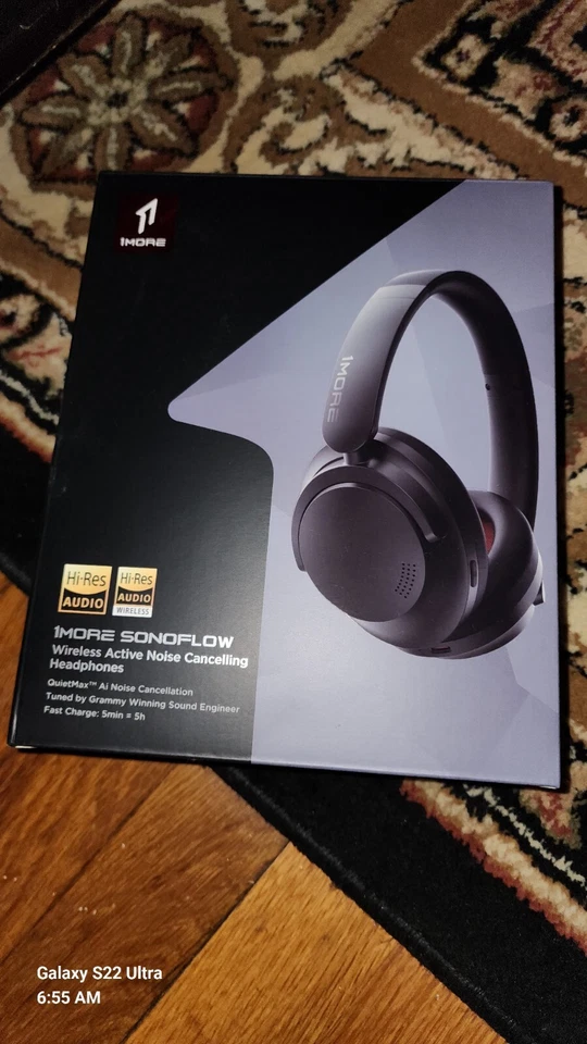 1MÁS SonoFlow Auriculares Activos con Cancelación de Ruido Auriculares Bluetooth con L... Foto 1 de 3