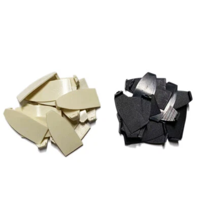 20x Cello Bow Tip Material Black Plastic Tip + White /Yellow Plastic Tip - Image 1 of 4