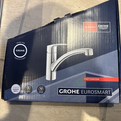 GROHE Spültisch-Einhandmischer  Eurosmart 33281003 Chrom Flacher Auslauf - Bild 1 von 2