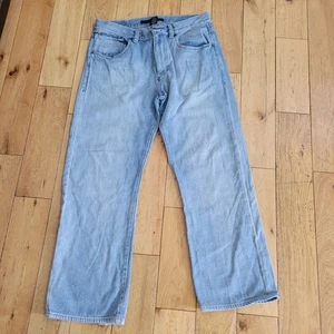 Pantalones de mezclilla holgados relajados vintage Y2K Sean John azul lavado claro talla 34x32 - Imagen 1 de 10