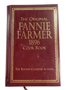 Vintage 1998 Original Fannie Farmer 1896 Cook Book The Boston Cooking School - Bild 1 von 9