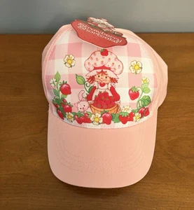 Berretto da baseball fragola shortcake con etichette cravatta schiena regolabile - Foto 1 di 5