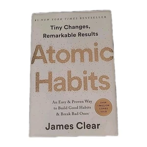 SIGNED -Atomic Habits by James Clear Later Edition Superb Hardcover NICE - Picture 1 of 14