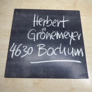 Herbert Grönemeyer 4630 Bochum EMI 1C066-1469051 Vinyl 12“ LP 1984 - Bild 1 von 16