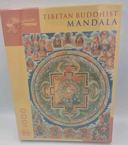 Pomegranate Artpiece Puzzle Tibetan Buddhist Mandala 1000 Pieces Jigsaw New Seal - Picture 1 of 7