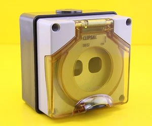 Clipsal 56/32 Two Aperture Enclosure for 30 Series Mechanism IP66 - Picture 1 of 12