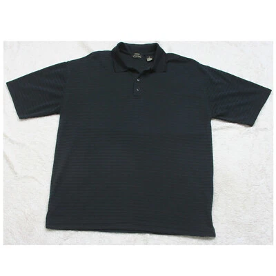 Great Northwest Black Polo Shirt Short Sleeve Men's Man's 3-Button Medium 1-628 - Image 1 of 4