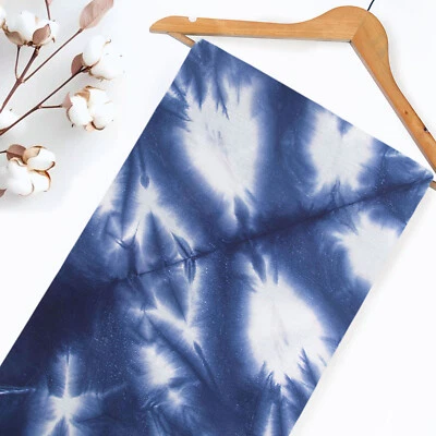 Pure Cotton Tie Dye Fabric Soft Material for Sewing Quilting DIY Crafts By Yard - Image 1 of 4
