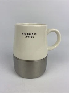 Starbucks 14 Oz Travel Mug 2004 Coffee cup tumbler ceramic and stainless steel!! - Picture 1 of 7