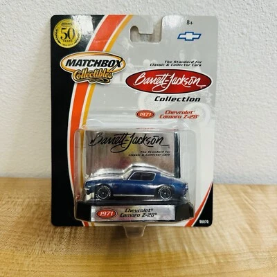 NEW Vintage 2001 Matchbox Barrett-Jackson Collection 1971 Chevrolet Camaro Z-28 - Image 1 of 4