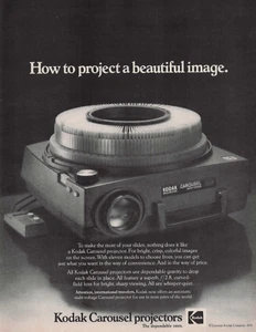 1979 Vintage Print Ad Kodak Carousel Projectors How to project a beautiful image - Picture 1 of 2