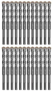 SDS Plus Rotary Hammer Drill Bit Set 24Pcs 5/8"x6" Masonry Concrete Drill Bits - Picture 1 of 7