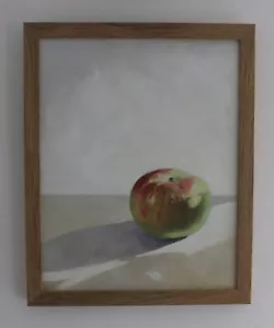 Original Frames Signed Oil Painting Still Life Apple - Picture 1 of 4