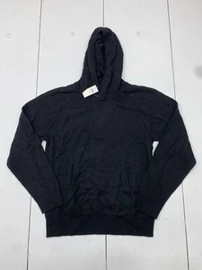 Gap Kids Black Knit Sweater With Hood Girls Size XXL New - Picture 1 of 6