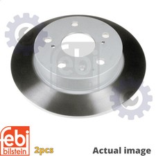 2X BRAKE DISC FOR SUZUKI SX4/CLASSIC/MONOCAB/S-CROSS/CROSSOVER SWIFT/IV/MK/III