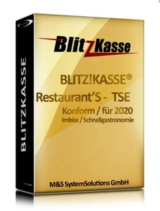 Software de caja GASTRO para cafe caja relámpago restaurante S, 25 mesas, compatible con TSE - Imagen 1 de 6