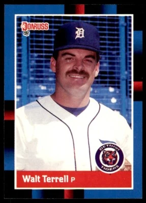 1988 Donruss - Walt Terrell #91 Detroit Tigers Baseball Card - Image 1 of 2