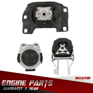 3PCS Rear & Front Engine Mount & Trans Mount Kit For Ford Focus 2012-2018 2.0L - Foto 1 di 15