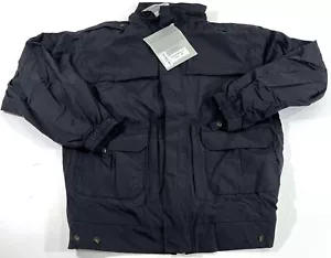 NWT MEDIUM GERBER OUTERWEAR ENFORCER SX COAT 71QX1 SHELL JACKET NAVY REGULAR - Picture 1 of 3