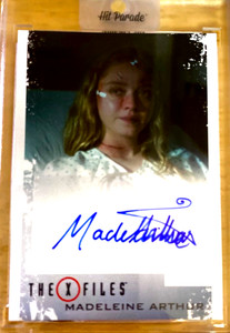 THE X FILES - MADELEINE ARTHUR AS SARAH TURNER AUTO - 2018 RITTENHOUSE