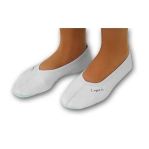 Schläppchen Gymnastikschuhe Ballerina mit Gummisohle weiss neu Lappade - Bild 1 von 72