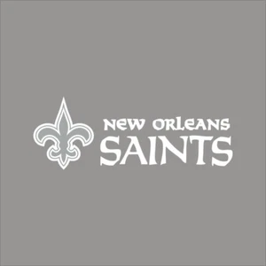 New Orleans Saints #12 NFL Team Logo 1 Color Vinyl Decal Sticker Car Window Wall - Picture 1 of 7