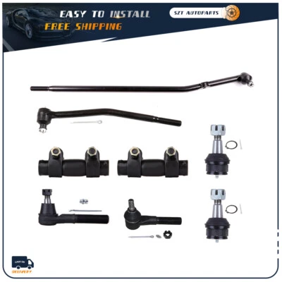 Front Lower Ball Joints Steering Tie Rod End For 1992-2002 Ford E-150 Econoline - Image 1 of 4