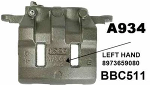 8973659080 ISUZU NPR LH BRAKE CALIPER BBC511 A934 - Picture 1 of 1