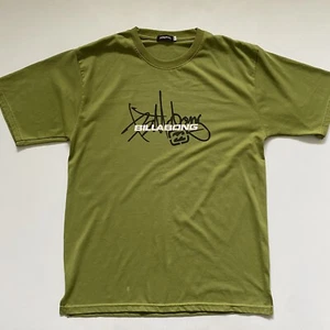 Y2K Billabong T-shirt Green Mens Size XXL - Waves Surf Skate Australia - Picture 1 of 10
