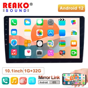 1+32G Android 12 Double 2DIN 10.1" Car Radio Stereo GPS Navi WiFi Head Unit - Picture 1 of 12