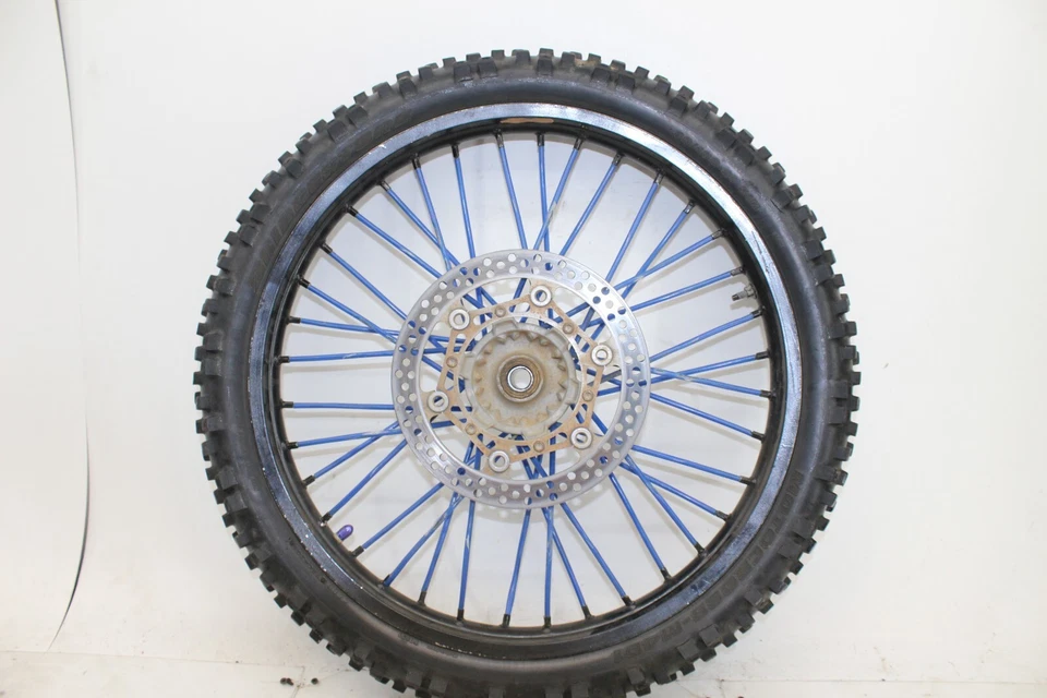 2005 05 YAMAHA YZ250F YZ 250F FRONT WHEEL RIM TIRE HUB SPOKES - Image 1 of 4