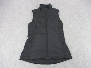 Lululemon Vest Womens 6 Black Run For Cold Insulated Waterproof Sleeveless Coat - Picture 1 of 10