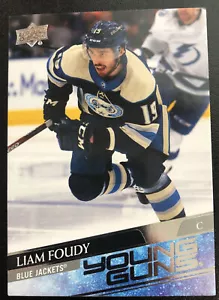 2020-21 Upper Deck Series 1 Liam Foudy Young Guns Rookie Card 224 - Picture 1 of 2