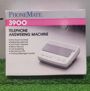 PhoneMate 3900 Vintage 1990 Telephone Answering Machine New Old Stock - Photo 1/5