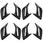 4 Pairs Car Vent Stickers Automotive Side Air Covers Vehicle Engine Hood
