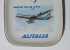 Alitalia Posacenere Vintage - Richard Ginori  - DC8 Jet - Anni '60- 