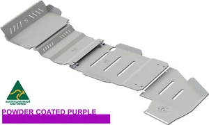 VONNIES 4pc "PURPLE" FULL XHD BASH PLATES Suits Mitsubishi MQ/MR Triton 2016-on - Picture 1 of 7