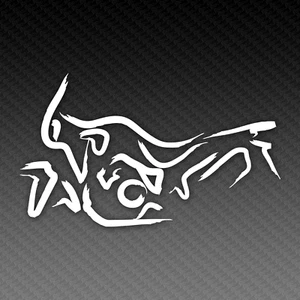 Africa Twin CRF 1000 Kalligraphie Vinyl Decal Sticker 15x9cm Enduro - Picture 1 of 3