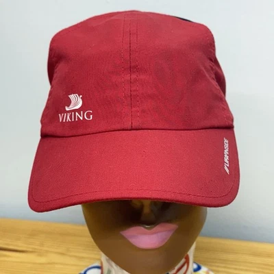 Helly Hansen Viking Cruises Hat Cap Strap Back Red Crew Lifa Inside Adjustable - Image 1 of 4