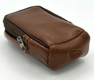 Vintage Perrin braun Leder Gürtelclip Kameratasche Tasche für kompakte Point-Shoot - Bild 1 von 11