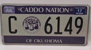 Targa tribale Caddo Nation Oklahoma nativi americani 2017 - Foto 1 di 3