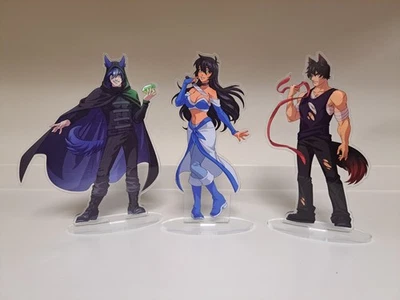 Aphmau, Ein, & Aaron EMERALD SECRET STANDS 💎 💎💎 New - Image 1 of 4