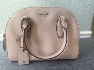 Kate Spade Women's Light Pink Leather Purse With Strap - Picture 1 of 9