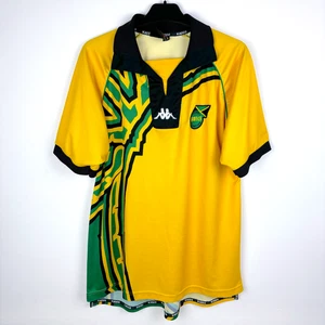 Original Jamaica 1998/1999/2000 World Cup Kappa Home Football Shirt - Picture 1 of 12