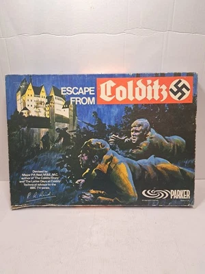 Flucht aus Colditz Brettspiel Vintage Top Zustand vollständig - Bild 1 von 4