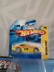 Hot Wheels 2006 Mew Models #36/38 Datsun 240Z Yellow 10 Spokes - Short Card - Picture 1 of 5