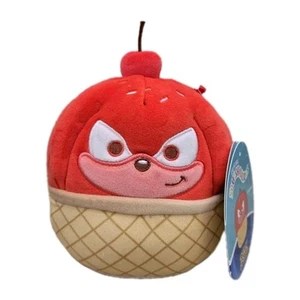 Squishmallows Sonic the Hedgehog 5" KNUCKLES Ice Cream Scented Mystery Plush NWT - Picture 1 of 10