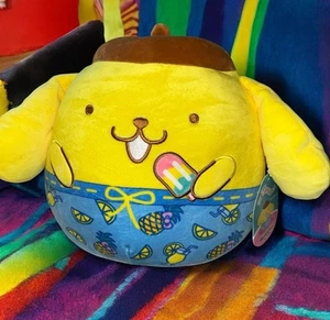 "Malvaviscos Pompompurina Verano Helado Piña 10"" Juguete de Peluche Hello Kitty" - Imagen 1 de 7