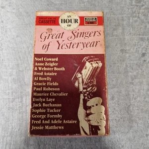 Great Singers of Yesteryear An Hour Of Cassette Tape with Box - Picture 1 of 7