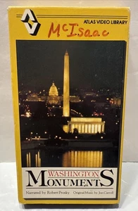 Washington Monuments (VHS) Narrated by Robert Prosky, Music by John Carroll...20 - Picture 1 of 3